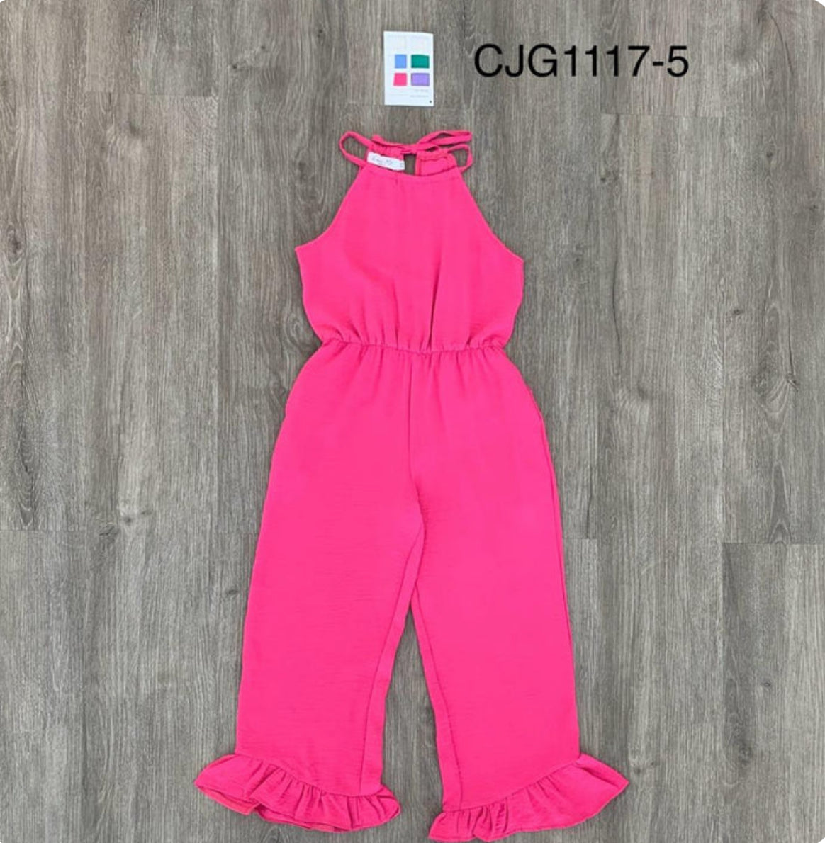 Jumper enterizo rosado niña