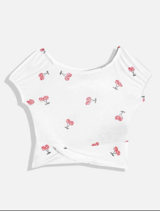 Camisa blusa blanca niña cereza Levis