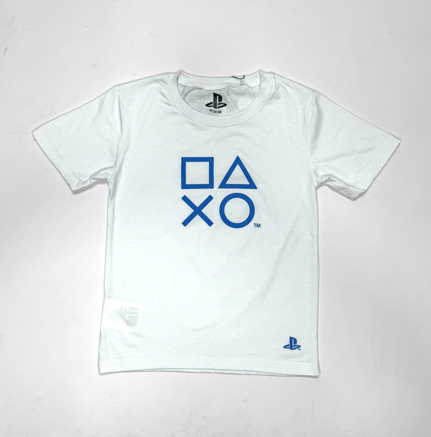 Camisa blanca niño PlayStation PS-0276