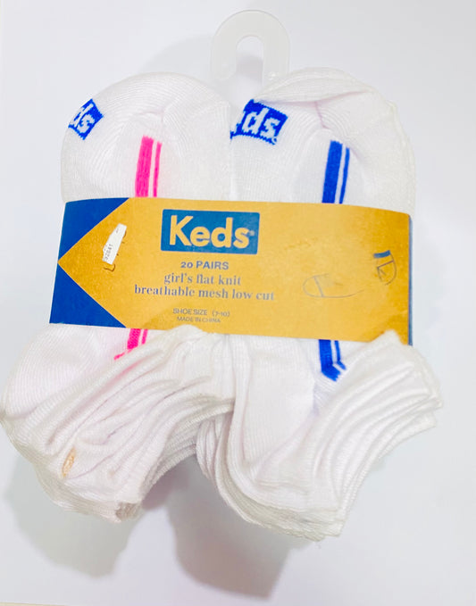 set 20 pares Calcetines blancos Keds