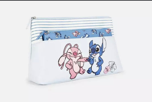 Cartuchera stitch set de 2 niña