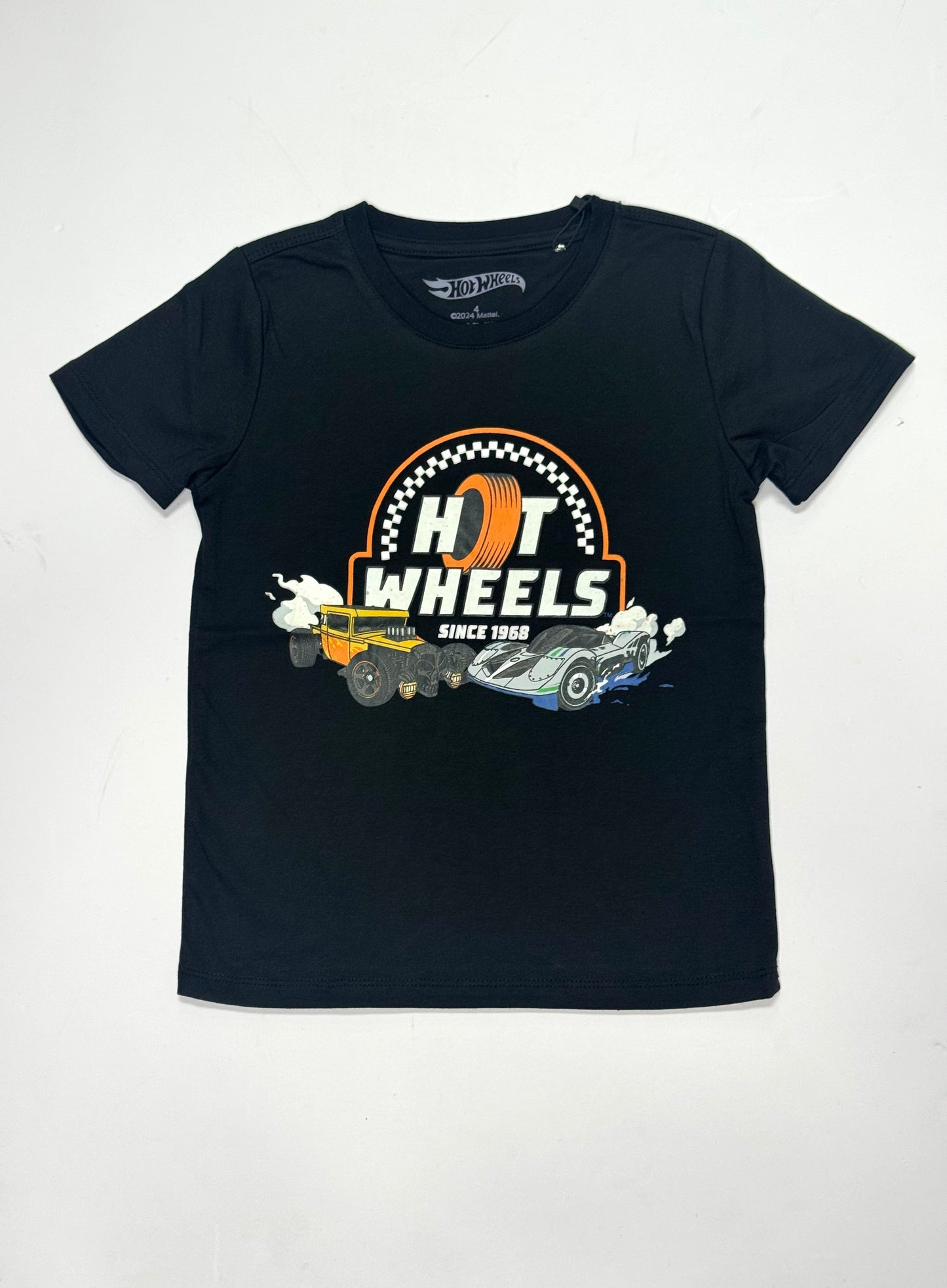 Camisa negra Hotwheels niño Disney HW-91389