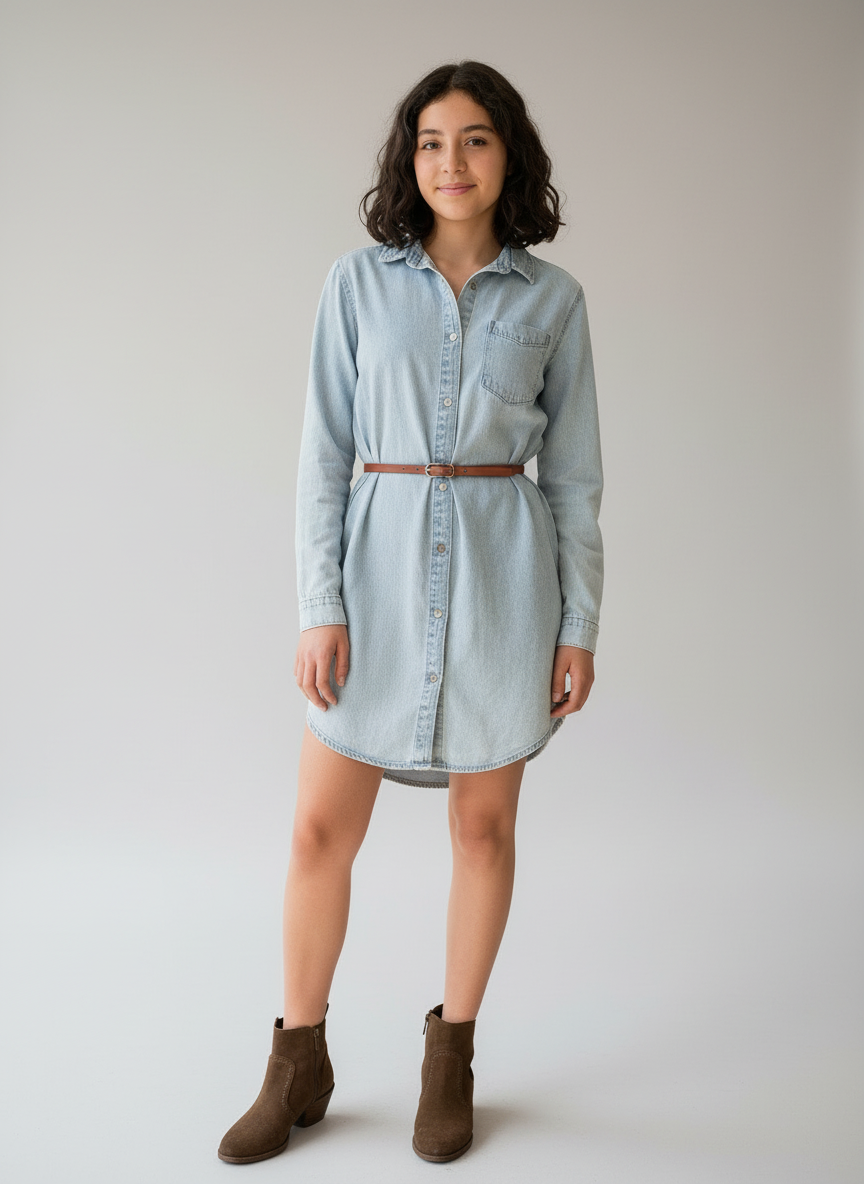 Vestido jeans niña Gap