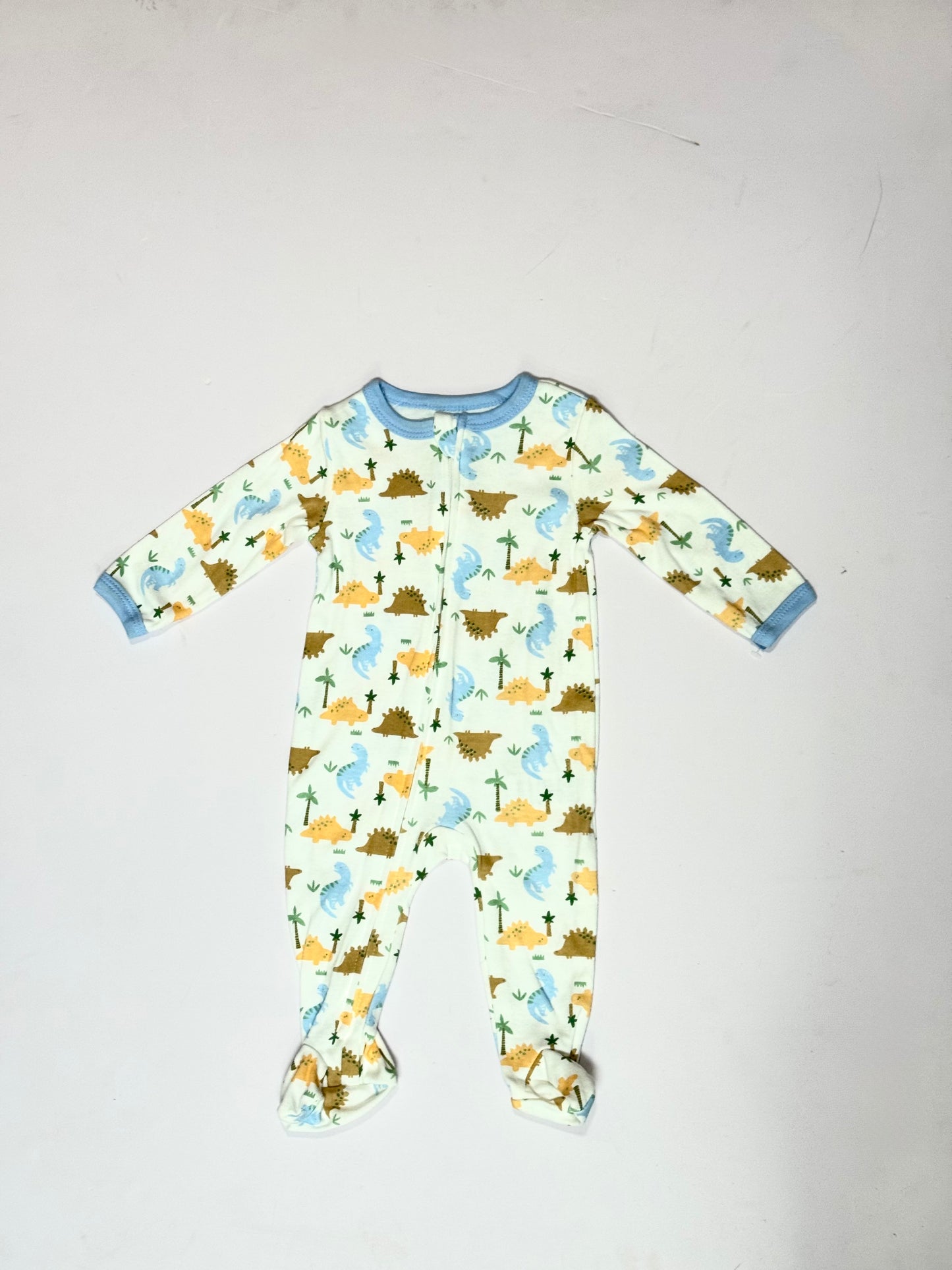 Pijama blanca dinosaurio bebe niño Tinytots D00438TT