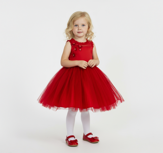 Vestido gala rojo zunie tutu Nordstrom 08767984