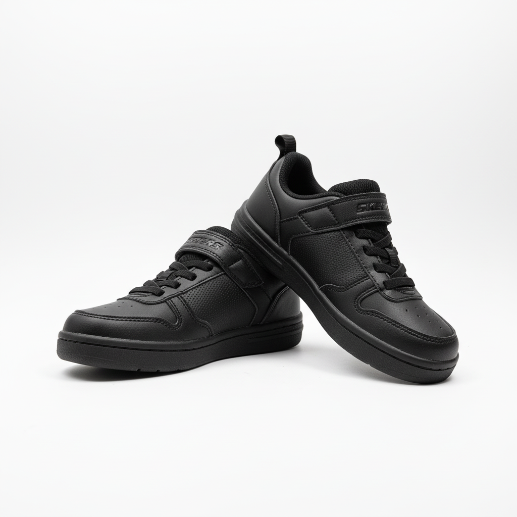 Tenis Negros Niño niña Skechers zapatos negros