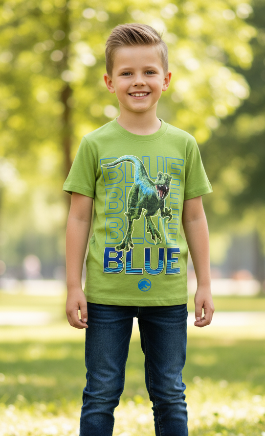 Camisa verde dinosaurio niño Jurassic World JW-0506 Disney