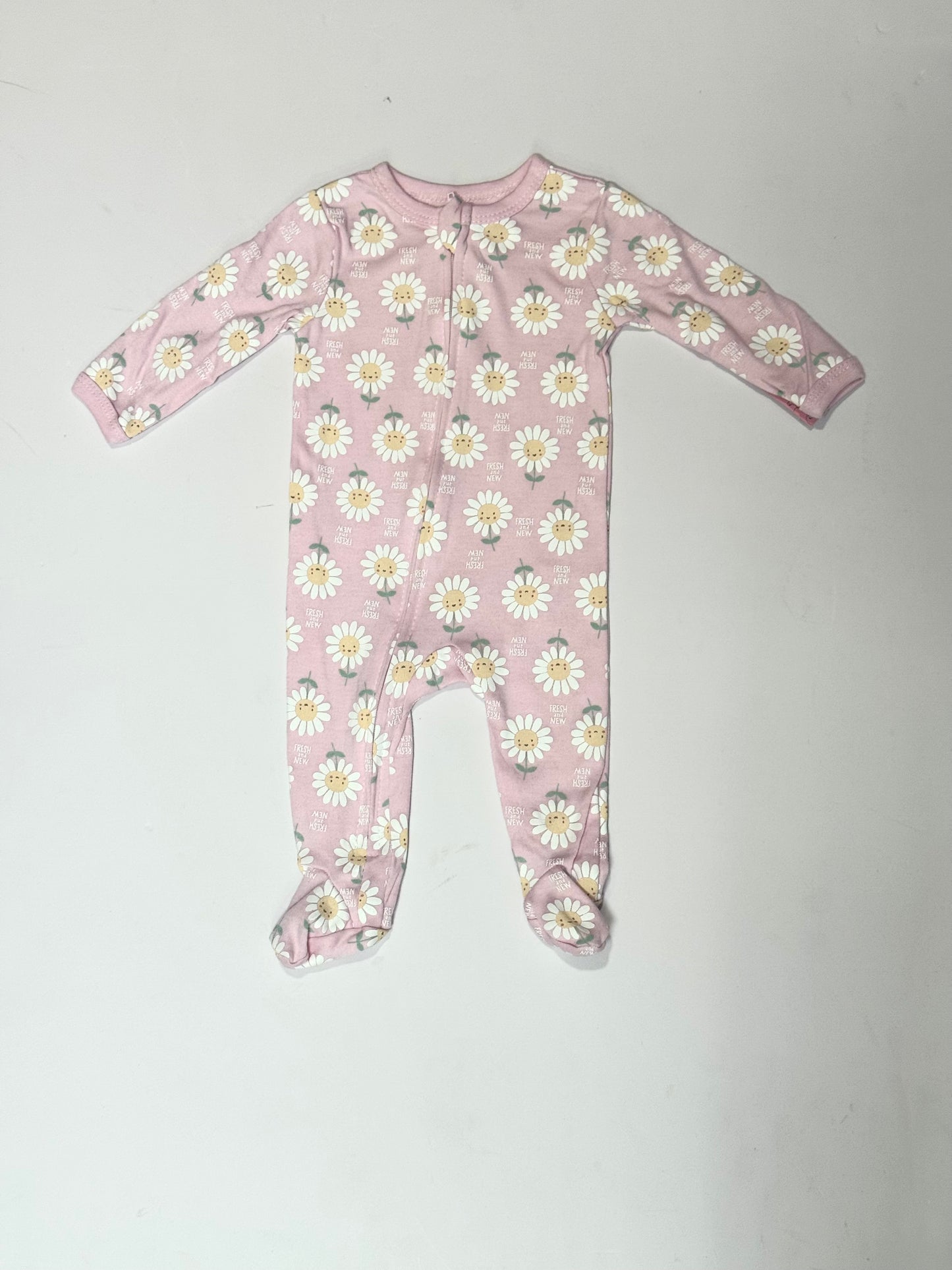 Pijama rosada flores bebe niña Tinytots D00431TT