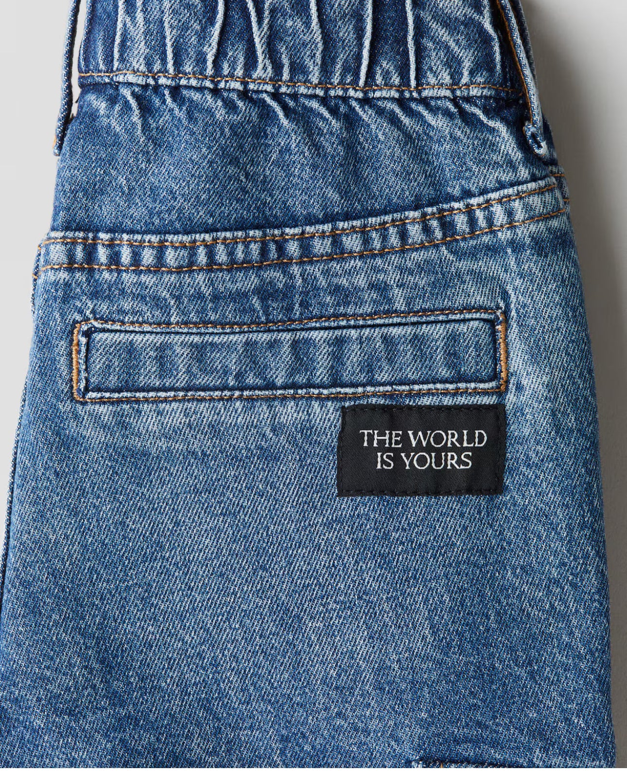 Pantalon Jeans cargo azul H&M niño 1244424