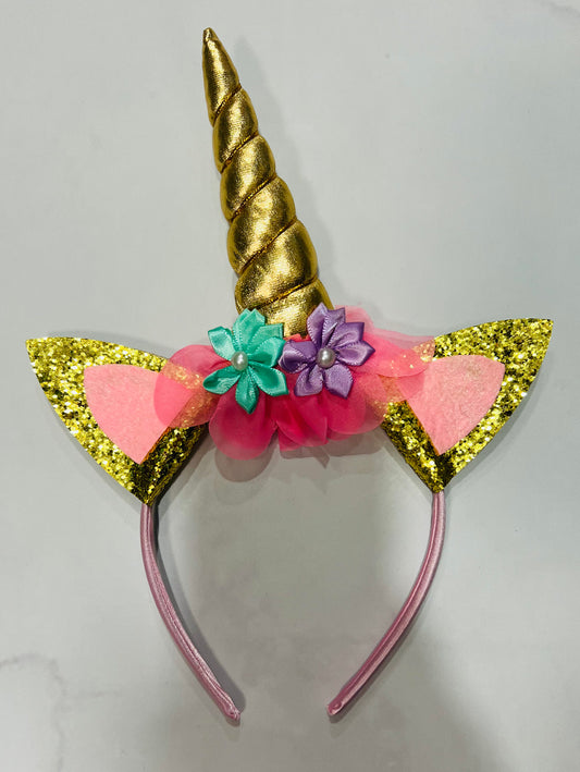 Diadema vincha unicornio colores