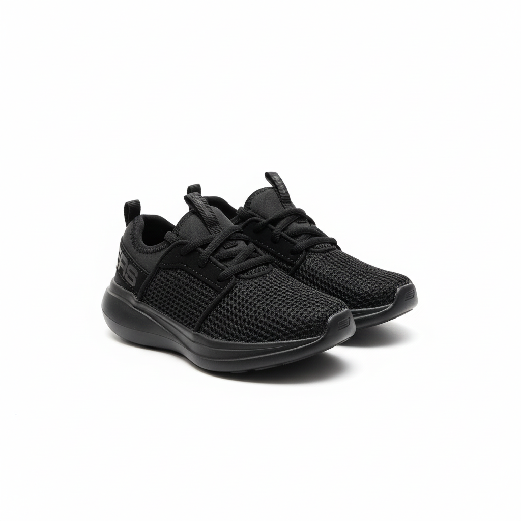 Tenis Negros Niño Niña Skechers zapatos negros