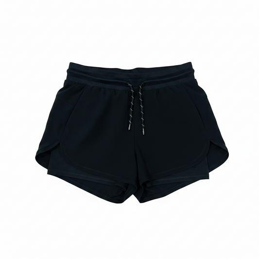 Calzoneta Short negro de baño niña promo ejercicio