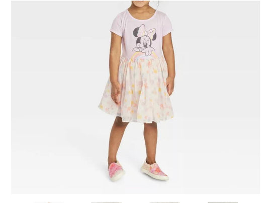 Vestido morado niña Minnie Disney