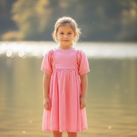 Vestido rosado pink bloom niña St Jacks 2090044202