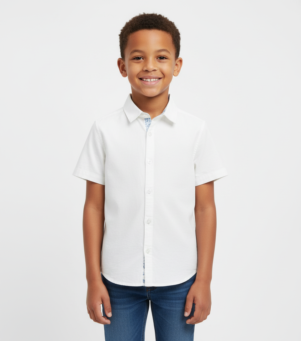 Camisa blanca formal Niño primark