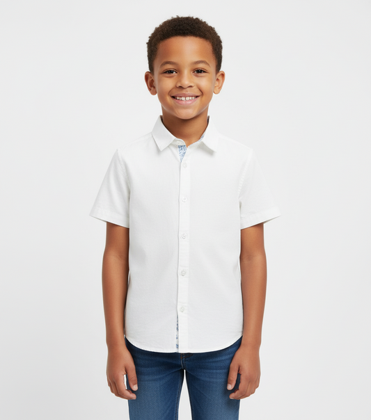 Camisa blanca formal Niño primark