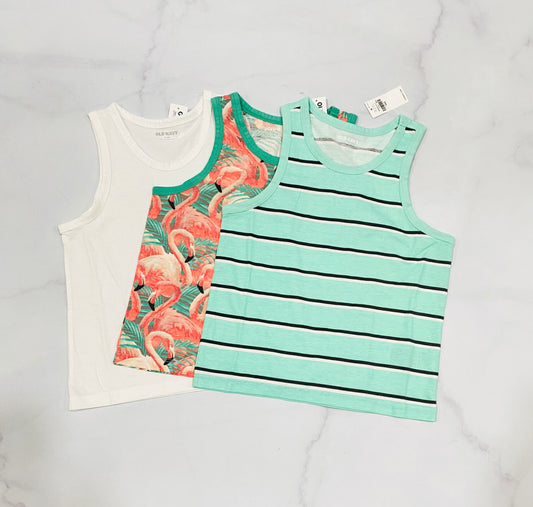 Set 3 piezas camisas old navy niño