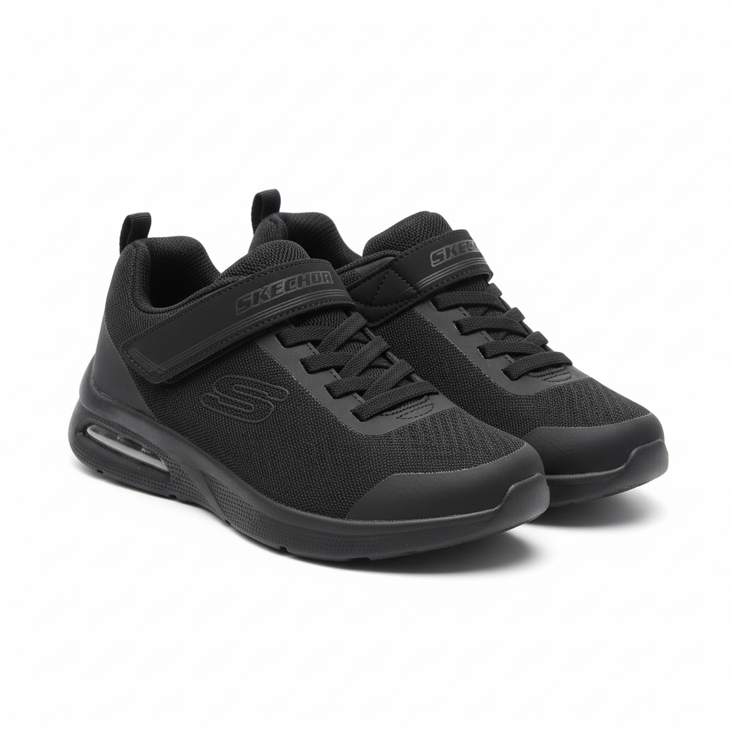 Tenis Negros Niño niña Skechers zapatos negros
