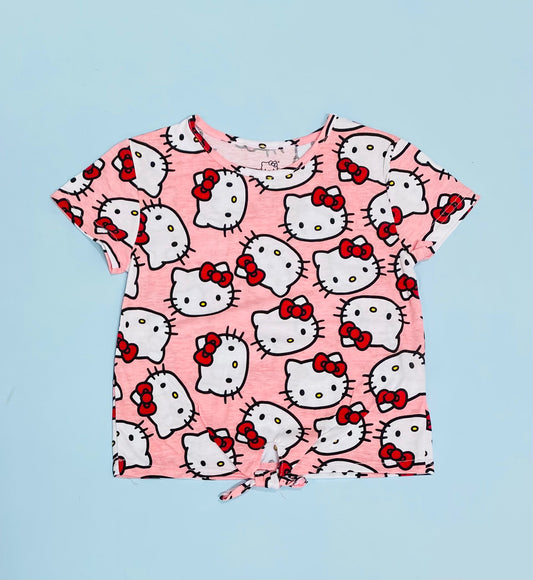 Camisa Hello Kitty rosada niña