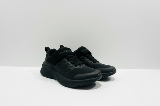 Tenis Negros Niño Niña Skechers pegar 403770