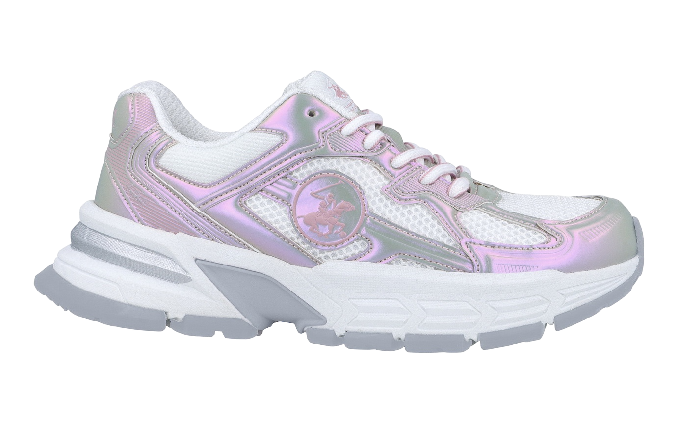 Tenis blancos Polo adulto mujer o niña grande GRAVELA-TRN-W5-B