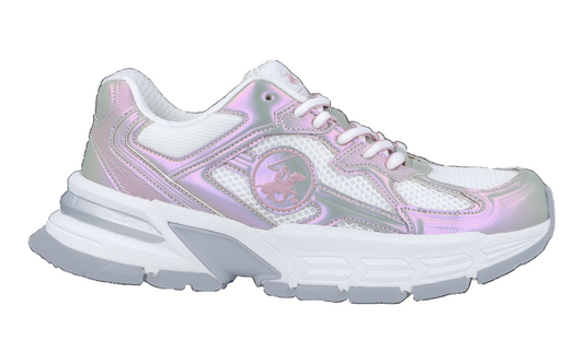 Tenis blancos Polo adulto mujer o niña grande GRAVELA-TRN-W5-B