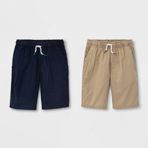 Short beige o azul cat and jack niño
