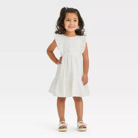 Vestido blanco Oshkosh revuelos niña 16259312