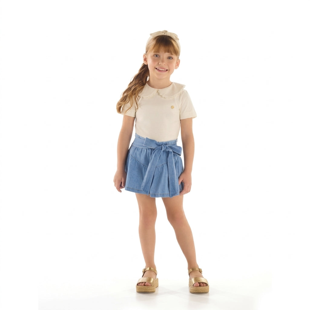 Camisa blusa blanca niña Up Baby 46321-000106