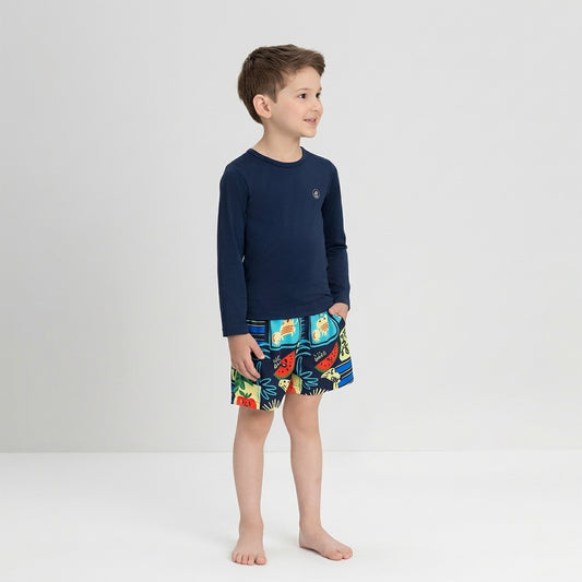 Camisa traje de baño blusa azul oscuro niña Up Baby 47088-193921