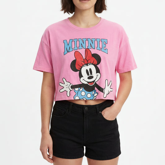 Camisa mujer dama Minnie rosada B1-AD-3311C promo 3x1000
