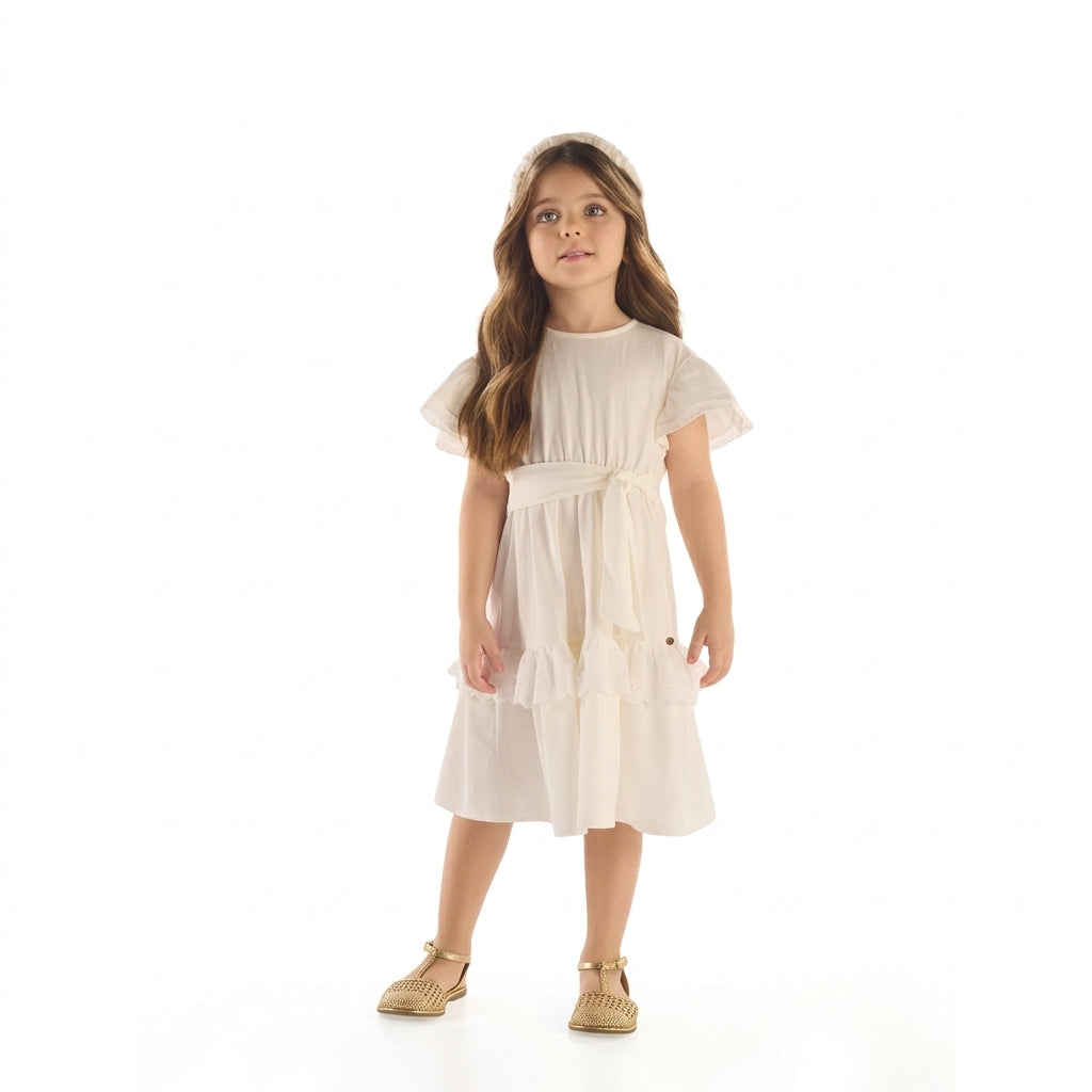 Vestido blanco niña Up Baby 46570-000106