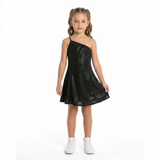 Romper jumpsuit Enterizo Gloss Negro Niña Grande 31862-008910