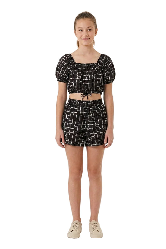 Set Conjunto Gloss Negro Niña Grande 31859-008910