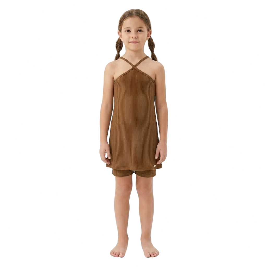 Vestido Gloss Cafe Niña Grande 31830-181155 promo 3x1000