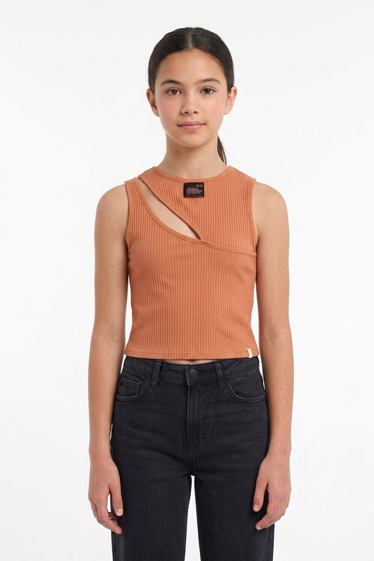 Camisa Blusa Gloss Naranja Niña Grande 31875-151247