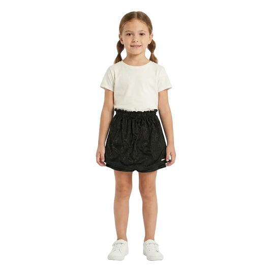Shorts Falda Gloss Negra Niña Grande 31861-008910
