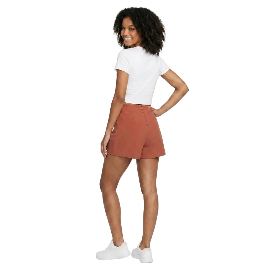 Falda short cafe niña Gloss 32148-171436