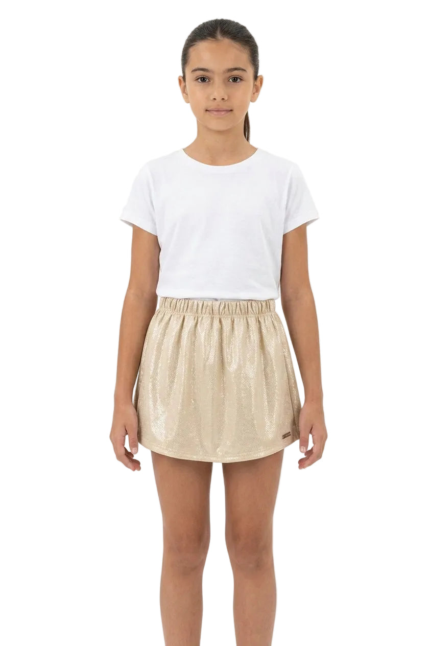 Falda Shorts Gloss brillos Beige Niña Grande 31861-120304