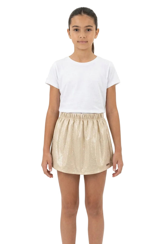 Falda Shorts Gloss brillos Beige Niña Grande 31861-120304