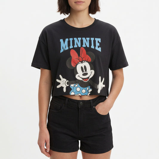 Camisa mujer dama Minnie negra B1-AD-3311C promo 3x1000