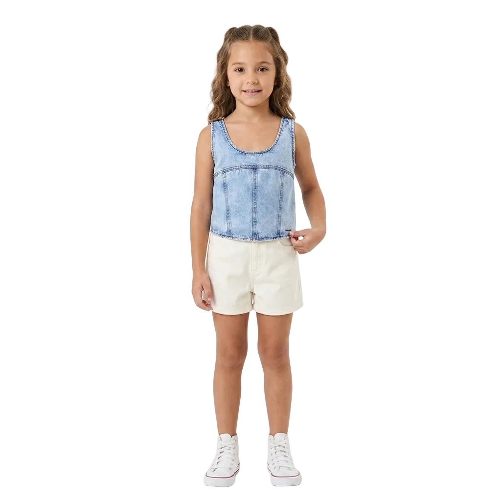Camisa Blusa Gloss Jean Niña Grande 31867-193921