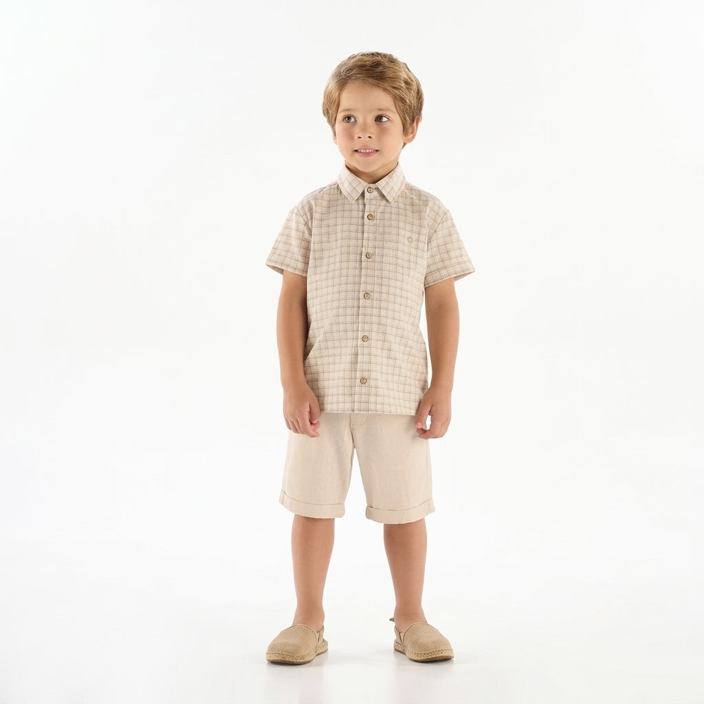 Camisa beige formal niño Up Baby 46343-000106