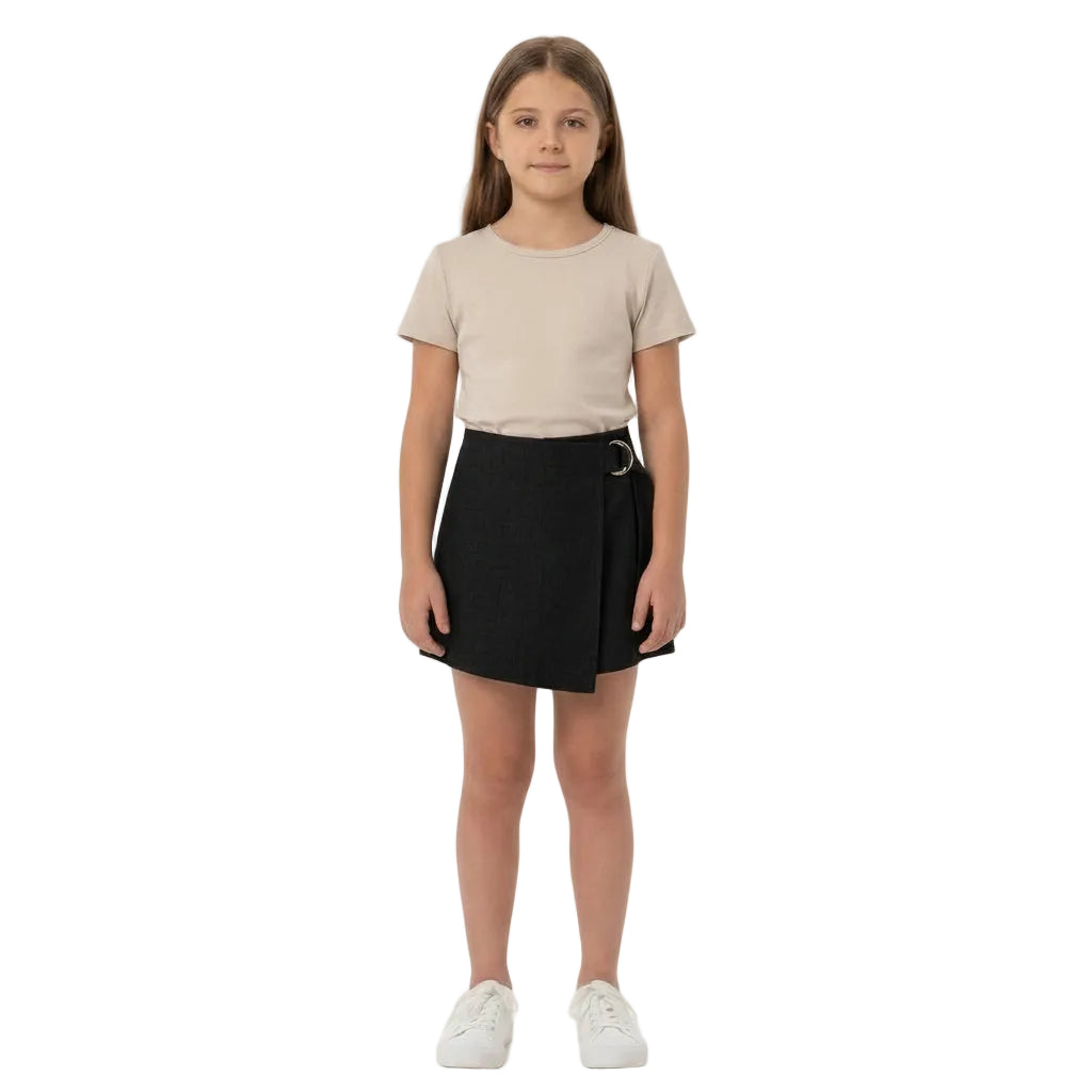 Falda short Gloss Negra Niña Grande 31834-008910