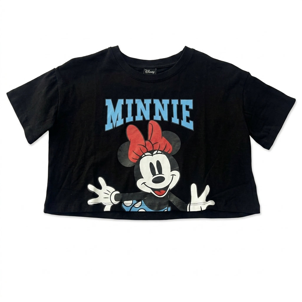 Camisa mujer dama Minnie negra B1-AD-3311C promo 3x1000