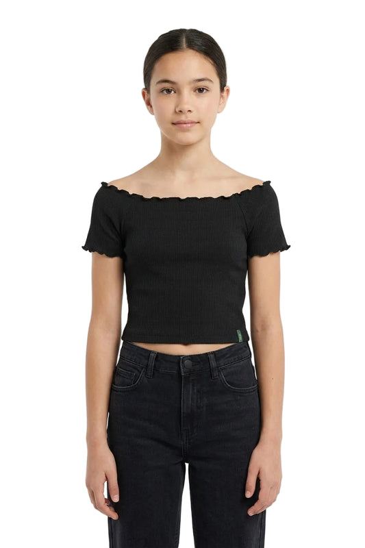 Camisa Blusa Gloss Negra Niña Grande 31877-008910
