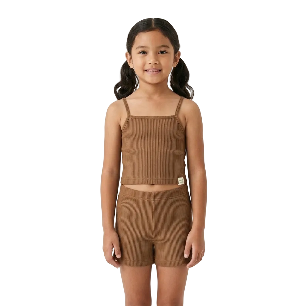 Camisa blusa Gloss Café Niña Grande 31845-181155