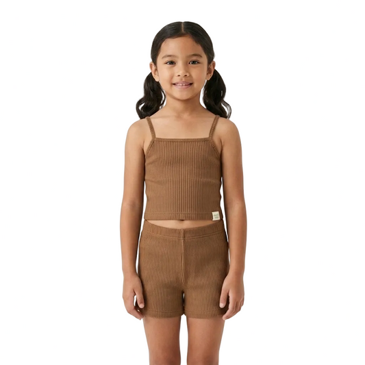 Camisa blusa Gloss Café Niña Grande 31845-181155