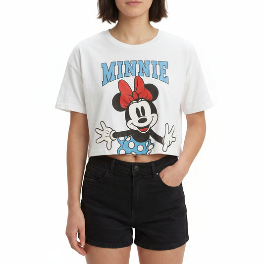 Camisa mujer dama Minnie blanca B1-AD-3311C promo 3x1000