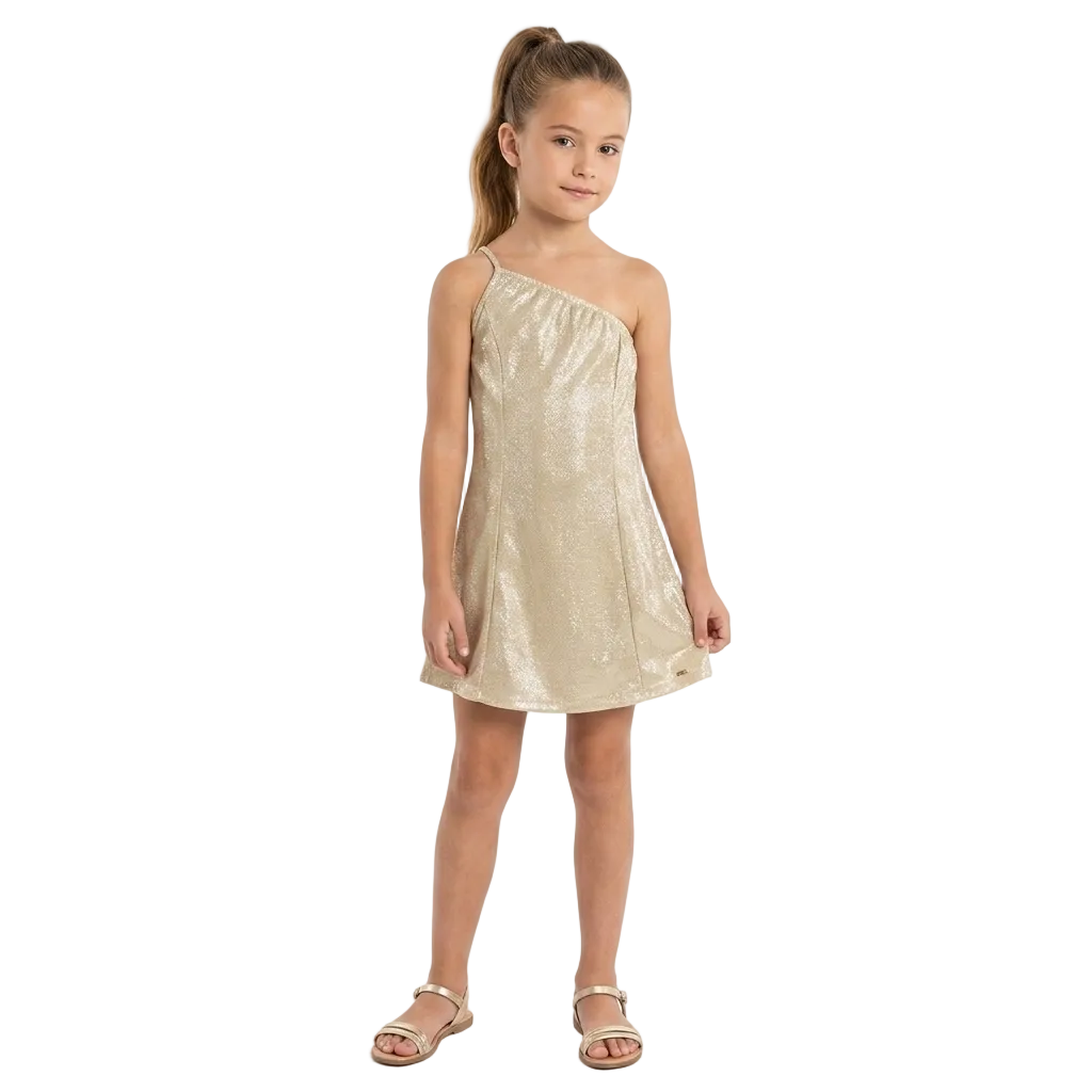 Romper Jumpsuit Enterizo Gloss Beige Niña Grande 31862-120304